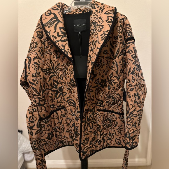NWT Anthropologie Bagatelle Women’s Quilted Floral Jacket Nordstrom Sz M. NWT. - Picture 6 of 16